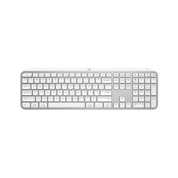 Logitech MX Keys S Wireless Bluetooth Keyboard (White