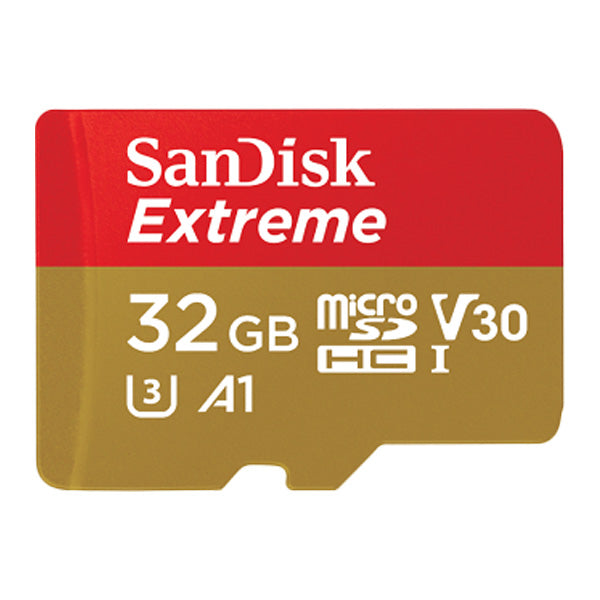SanDisk Extreme microSDHC UHS-I 32GB V30 A2 U3 C10 100MB/s