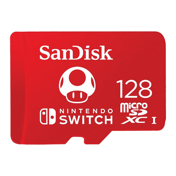 Nintendo Switch sd SanDisk Nintendo Licensed microSDXC UHS-I 128GB (Red) 100MB/s