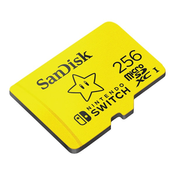 SanDisk Nintendo Licensed microSDXC UHS-I 256GB (Yellow) 100MB/s