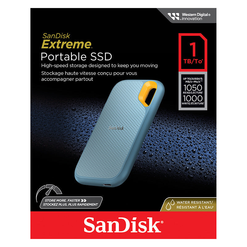 SanDisk Extreme Portable SSD V2 1TB (Sky-Blue) – Challenger Singapore