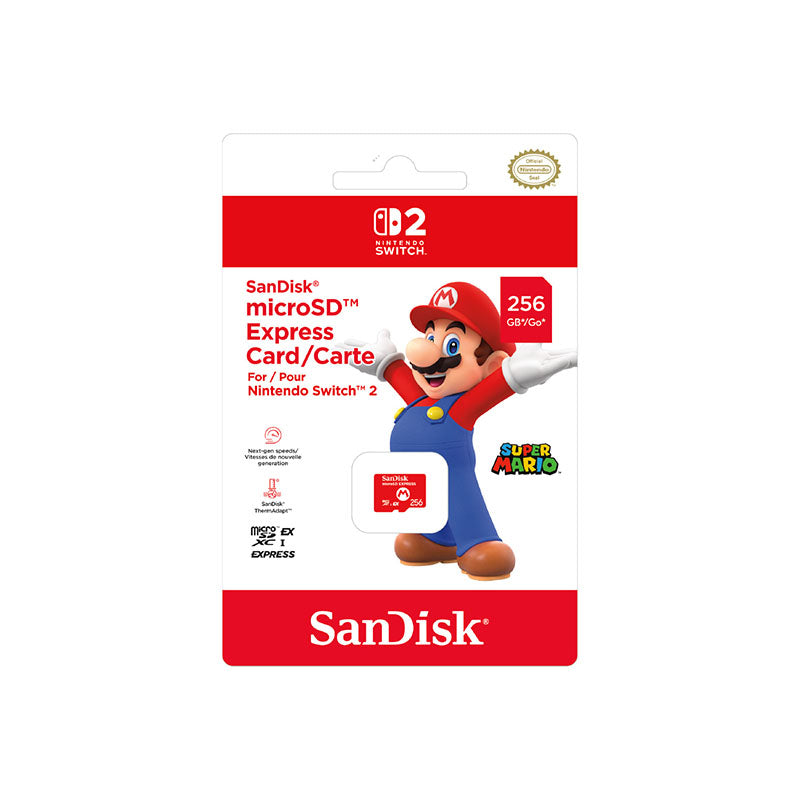 Nintendo Switch /￼ 200GB microSD付 SanDisk microSD Express Card 256GB for Nintendo Switch 2