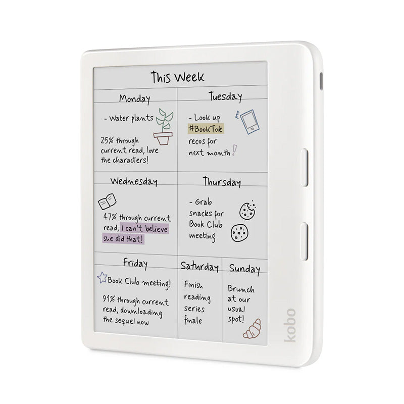 Kobo Libra Colour eReader (White) – Challenger Singapore