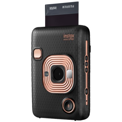 FUJIFILM instax mini LiPlay ブラック Fuji Instax Mini LiPlay Instant Camera (Elegant Black