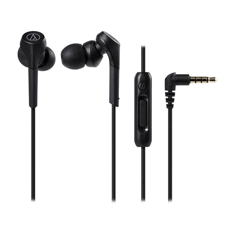 Audio-Technica ATH-CKS550XiS Solid Bass Earphones (Black