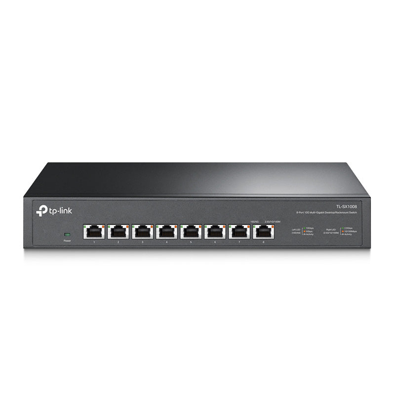 TP-Link TL-SX1008 8-Port 10G Desktop/Rackmount Switch – Challenger