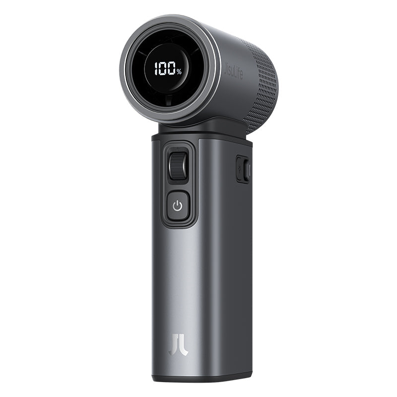 扇風機・サーキュレーター JisuLife Handheld Fan Ultra2 Jisulife Ultra2 Handheld Fan 9000mAh (Dark Grey) – Challenger