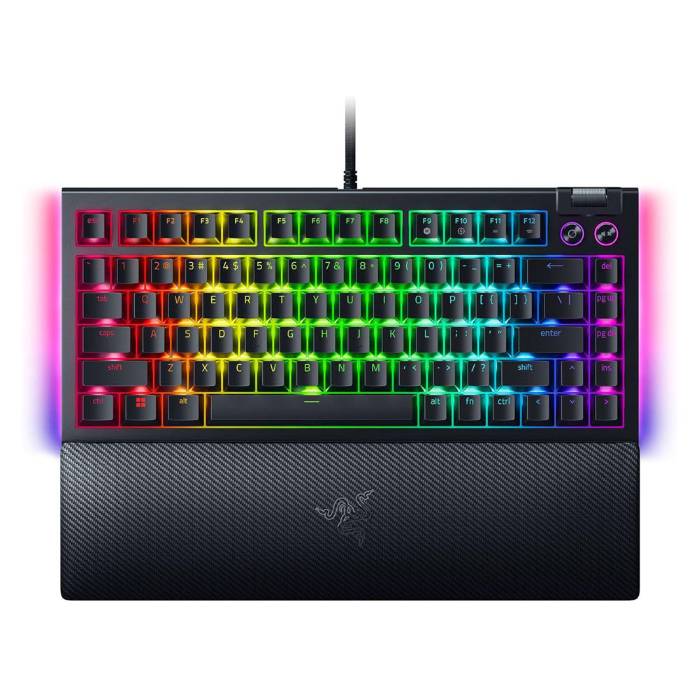 Razer BlackWidow V4 75% ゲーミング　英語配列　レイザー Razer BlackWidow V4 75% Wired Gaming Keyboard (Black) – Challenger