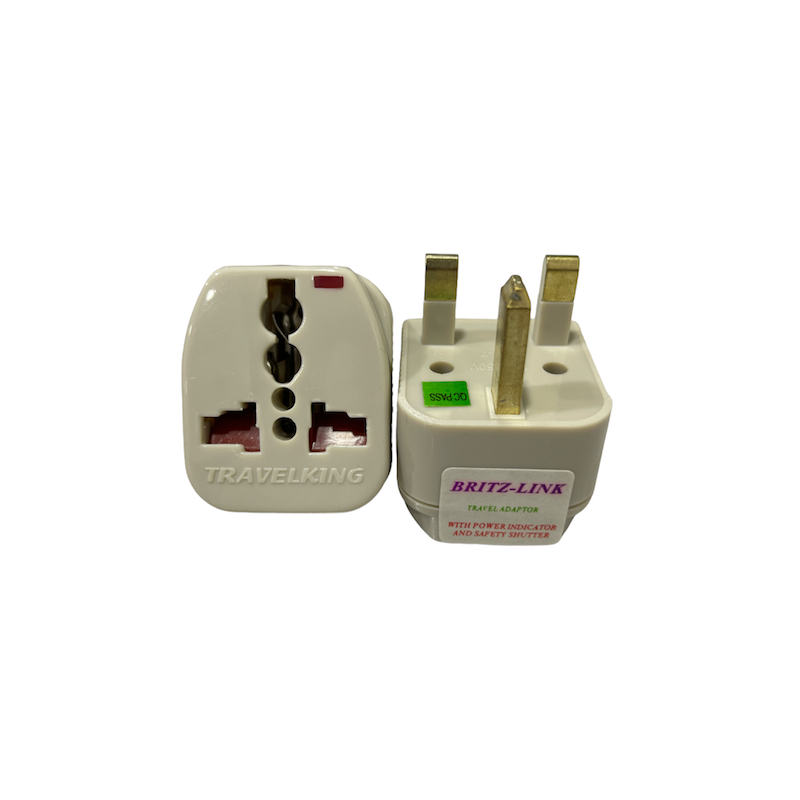 Britzlink TR7 Travel Adaptor (SG, MY, HK, UK, DUBAI) – Challenger