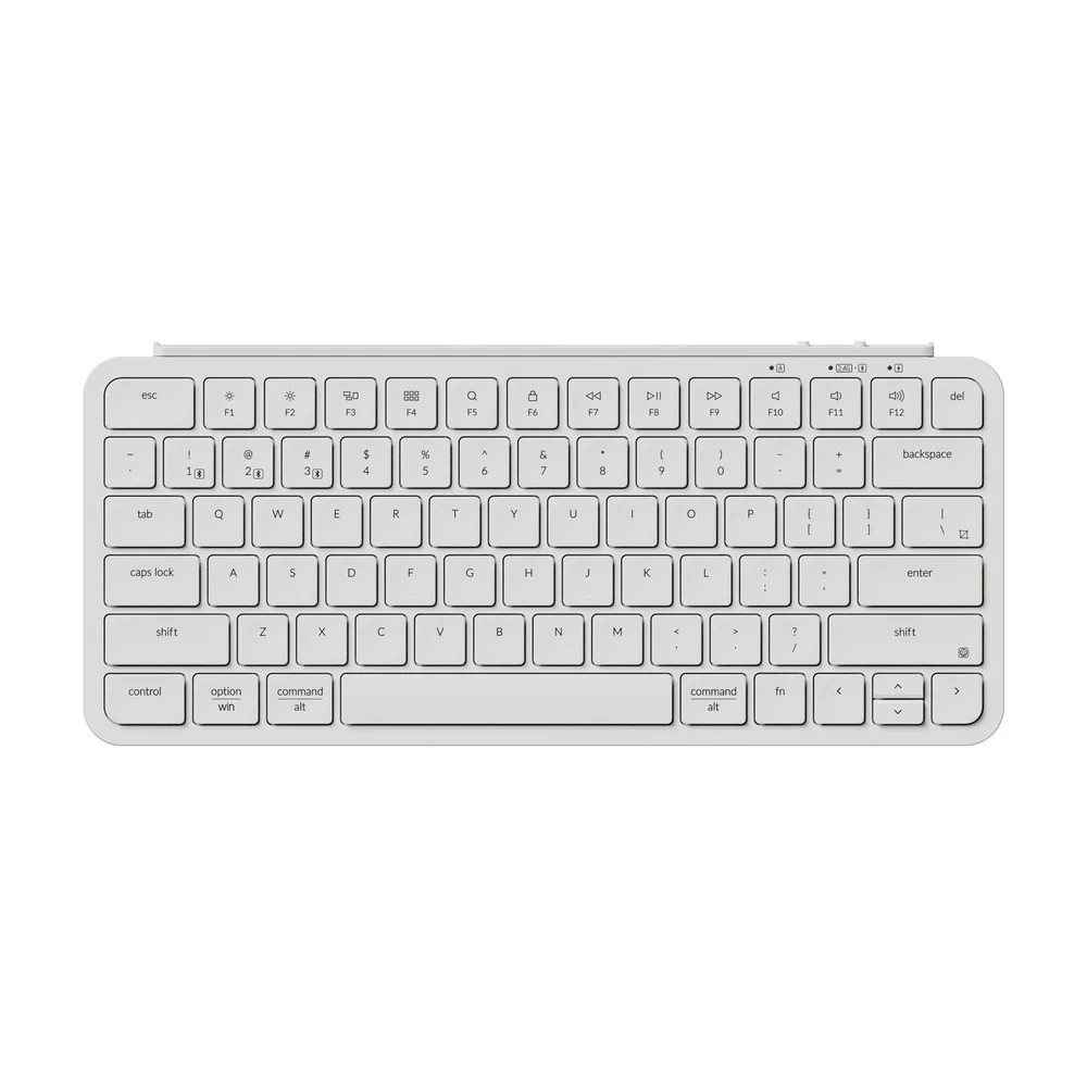 Keychron B1 Pro (B1P-K8) Ultra-Slim Wireless Keyboard (White