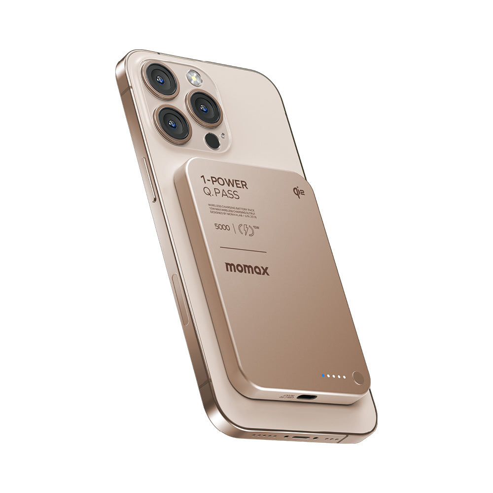Momax IP129Q2L2 1-Power Q.Pass 5000mAh Qi2 Magnetic Wireless