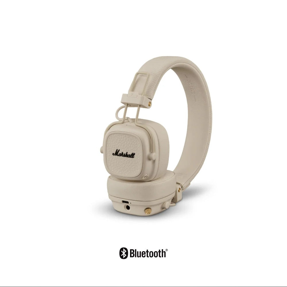 【美品】Marshall Major V Marshall Major V BT Headphones Cream – Challenger Singapore