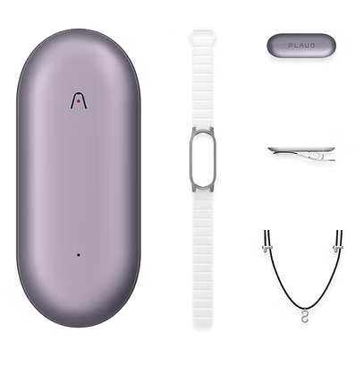 PLAUD NotePin Bundle Wearable AI Note Taker (Sunset Purple