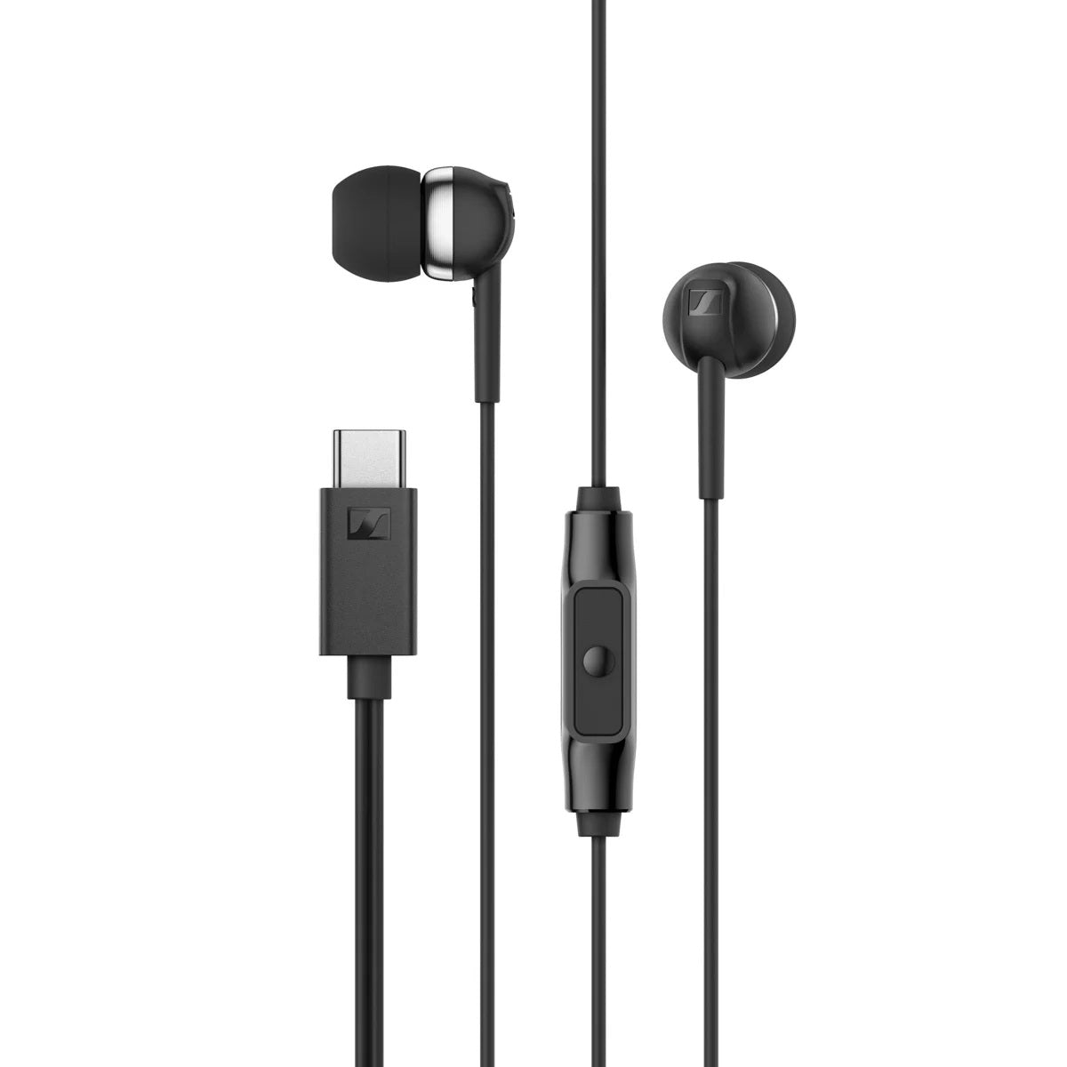 Sennheiser CX 80U UBS-C Earphones + Mic Black – Challenger Singapore