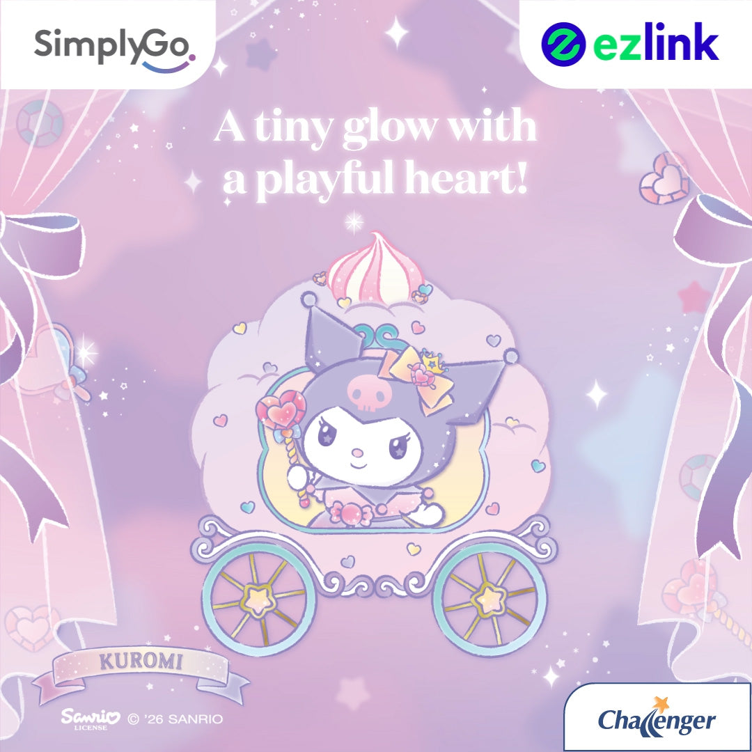 EZ-Link Kuromi 2D LED Charms – Challenger Singapore