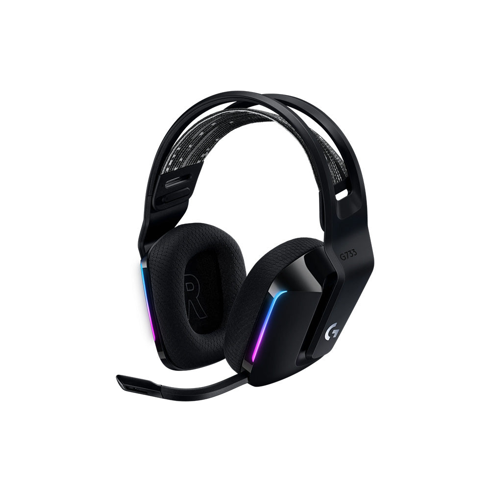 Logitech G733 Wireless RGB Gaming Headset (Black) – Challenger