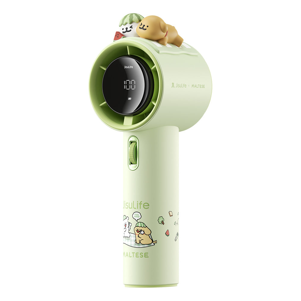 Jisulife FA53 Pro 1 ABS Green Maltese Handheld Fan – Challenger