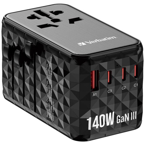 Verbatim (BOS) VM32125 GaN III 140W Universal T.Adapter