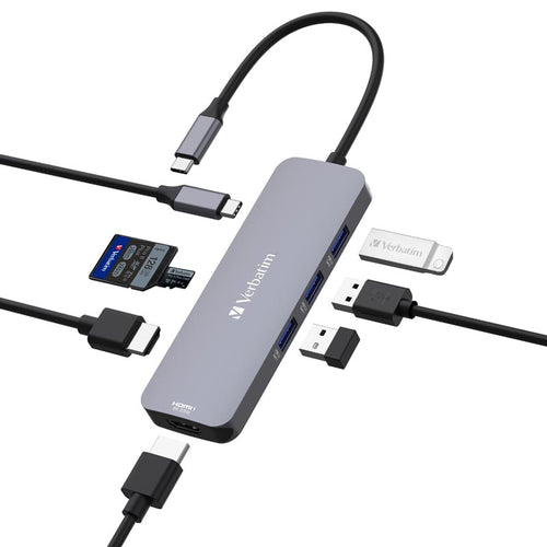 Verbatim VM32151 USB-C Pro Multiport Hub 8-Port