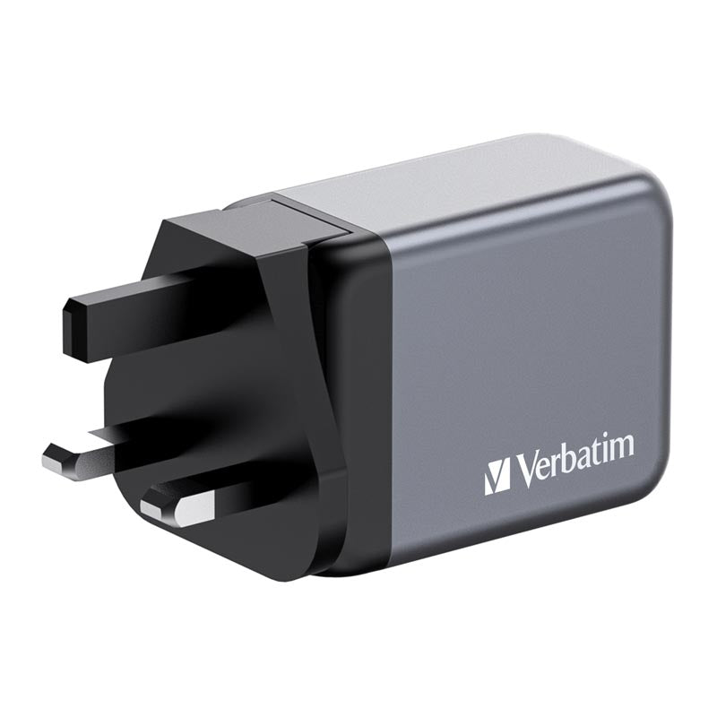 Verbatim (BOS) VM32201 GaN Charger 3 Port 65W 1A2C EU/UK/US