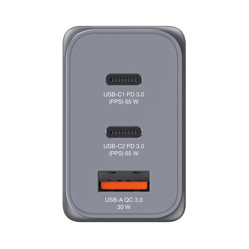 Verbatim (BOS) VM32201 GaN Charger 3 Port 65W 1A2C EU/UK/US