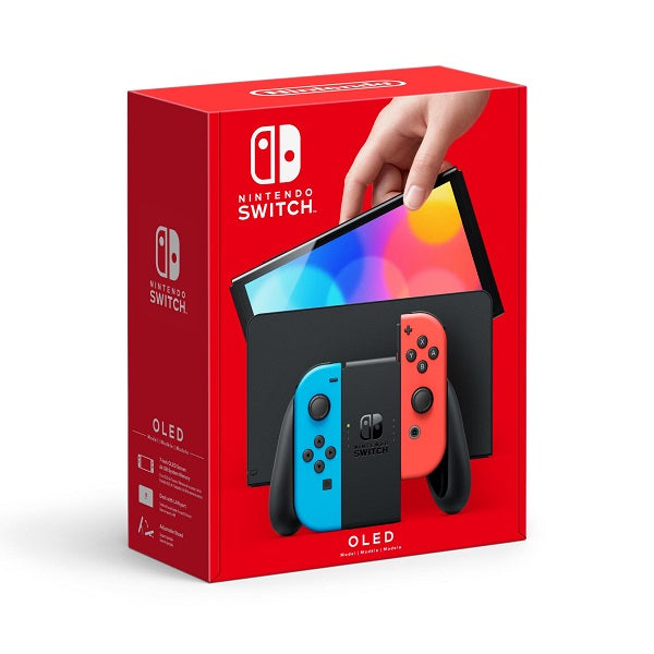 Nintendo Switch (OLED Model) Neon Blue/Neon Red – Challenger Singapore