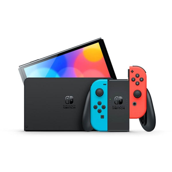 Nintendo Switch (OLED Model) Neon Blue/Neon Red – Challenger Singapore
