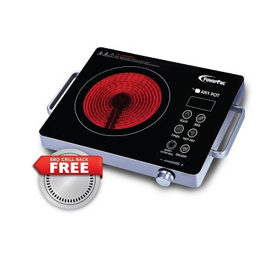 PowerPac PPIC831 Infrared Cooker 2000Watts Any Pot