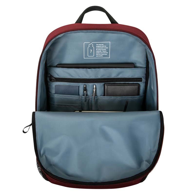 Targus  TBB63603GL 15.6inch Sagano EcoSmart Campus Backpack (Cabernet)