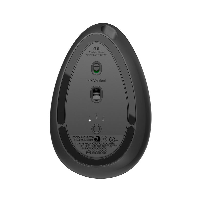 Logitech MX Vertical Advanced Multi-Device Ergonomic Wireless Bluetooth Mouse