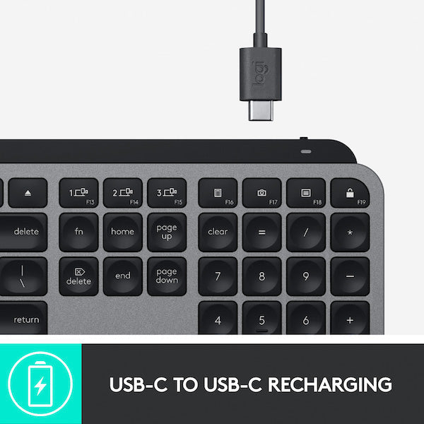 Logitech MX Keys Advanced Wireless Keyboard for MAC