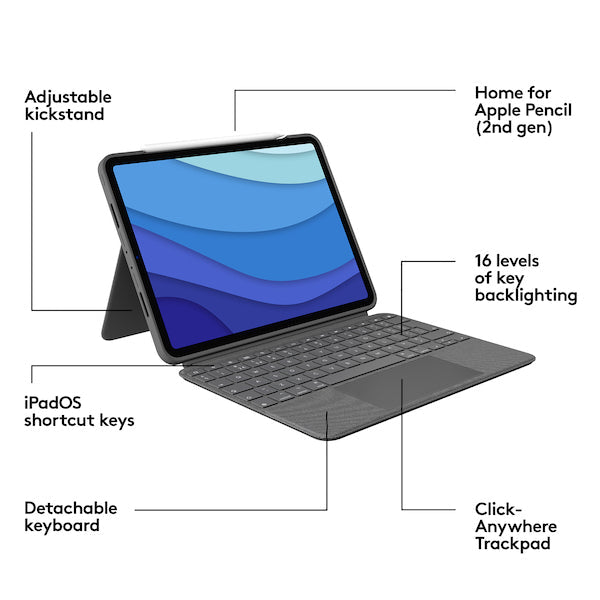 Logitech Combo Touch for iPad Pro 11-inch 4th Gen 920-010150