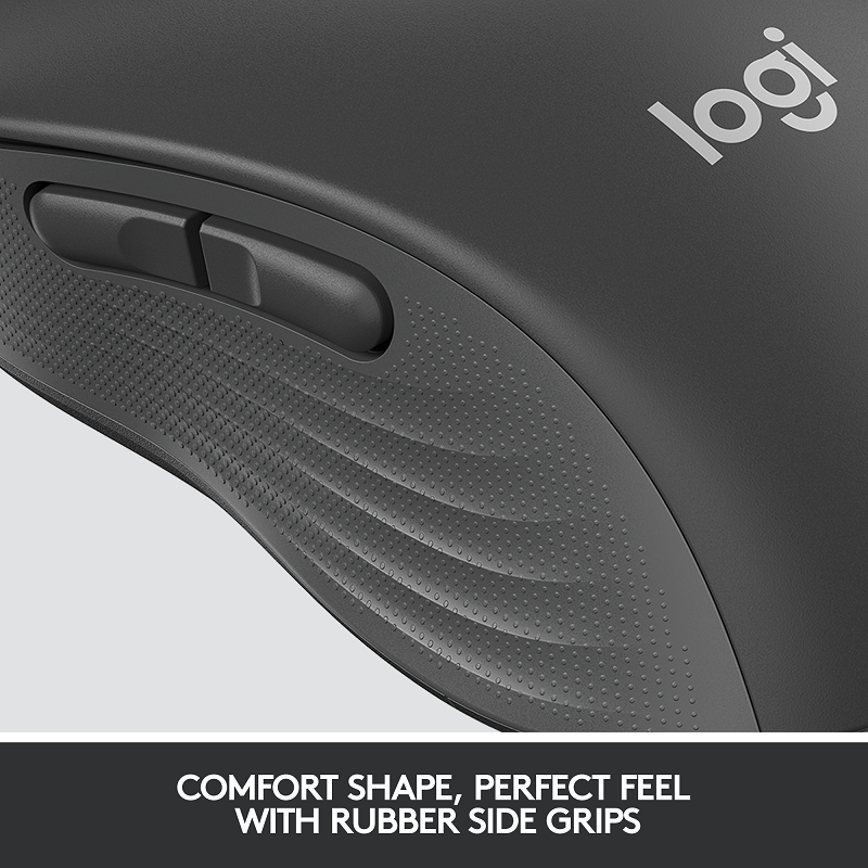 Logitech Signature M650 Wireless Mouse (L - Graphite)