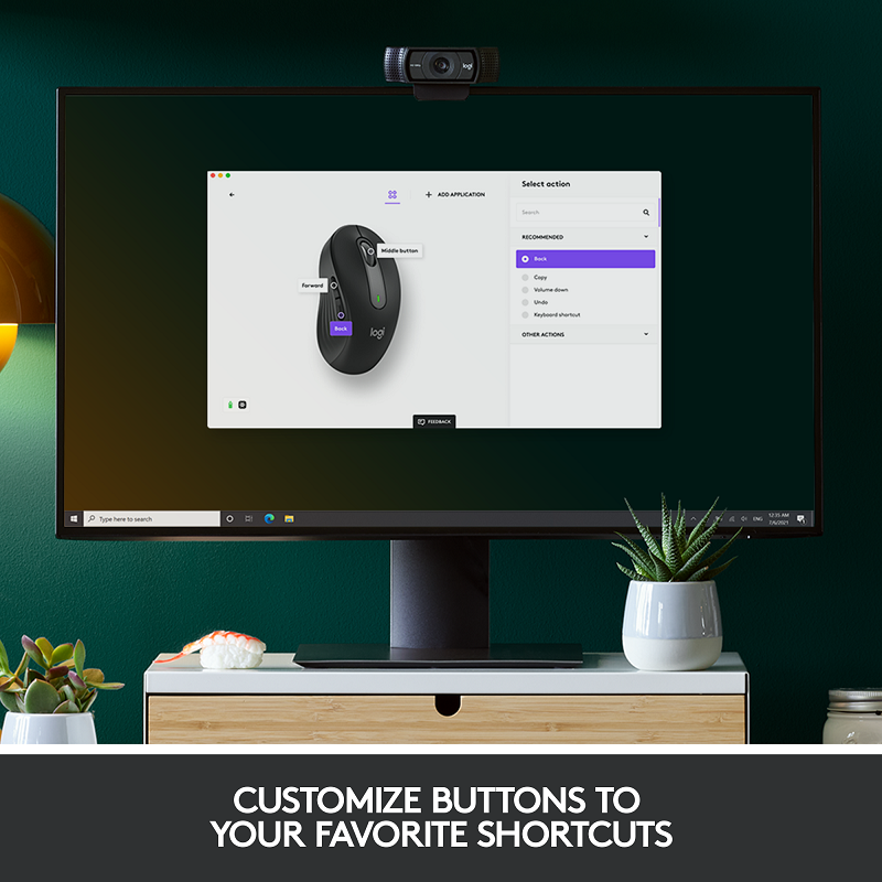 Logitech Signature M650 Wireless Mouse (L - Graphite)