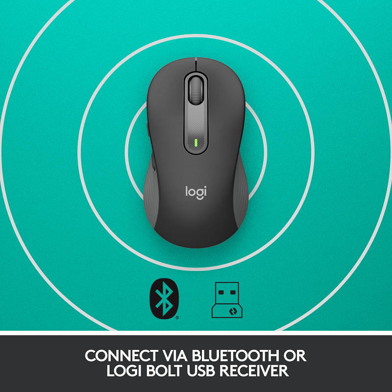 Logitech Signature M650 Wireless Mouse (M - Graphite)