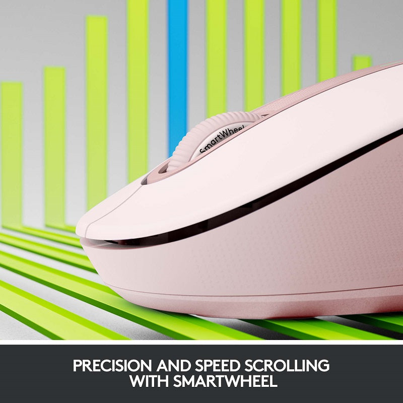 Logitech Signature M650 Wireless Mouse (M - Rose)