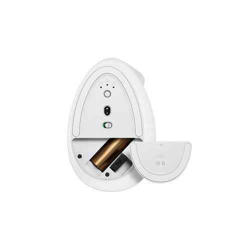 Logitech Lift Vertical Ergonomic Mouse (White)
