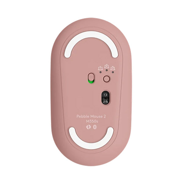 Logitech Pebble Mouse 2 M350s Bluetooth Mouse (Rose)