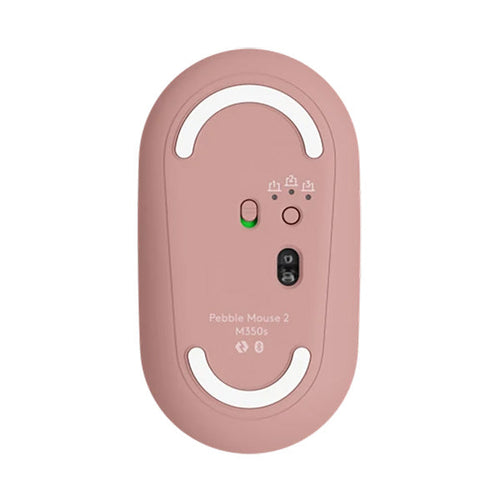 Logitech Pebble Mouse 2 M350s Bluetooth Mouse (Rose)