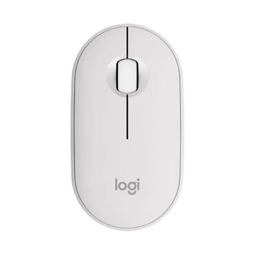 Logitech Pebble Mouse 2 M350s Bluetooth Mouse (White)