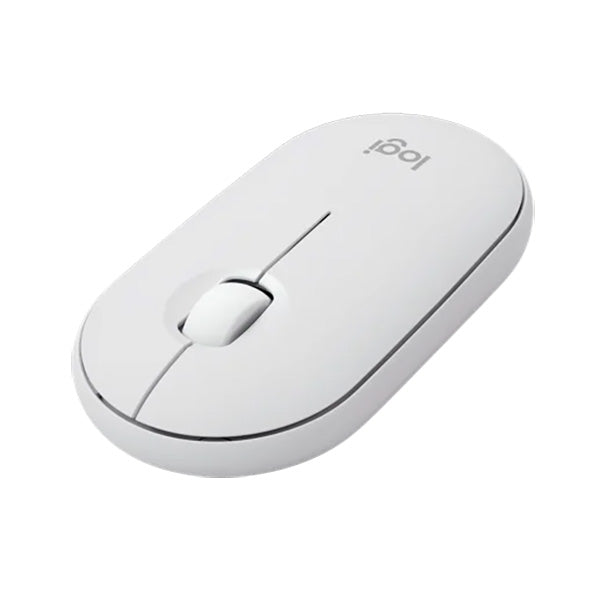 Logitech Pebble Mouse 2 M350s Bluetooth Mouse (White)