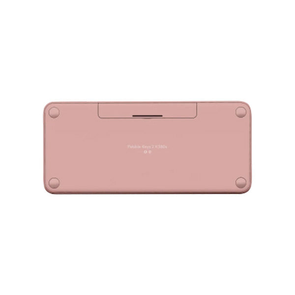Logitech Pebble Keys 2 K380S, Multi-Device Bluetooth Keyboard (Rose)