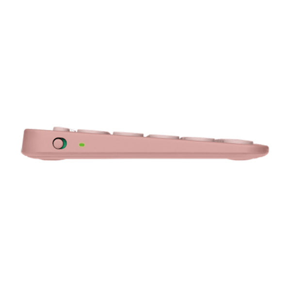 Logitech Pebble Keys 2 K380S, Multi-Device Bluetooth Keyboard (Rose)