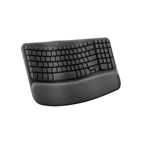 Logitech Wave Keys Ergonomic Wireless Bluetooth Keyboard (Graphite)