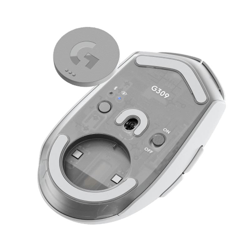 Logitech G309 LIGHTSPEED Wireless Gaming Mouse (White) 910-007209