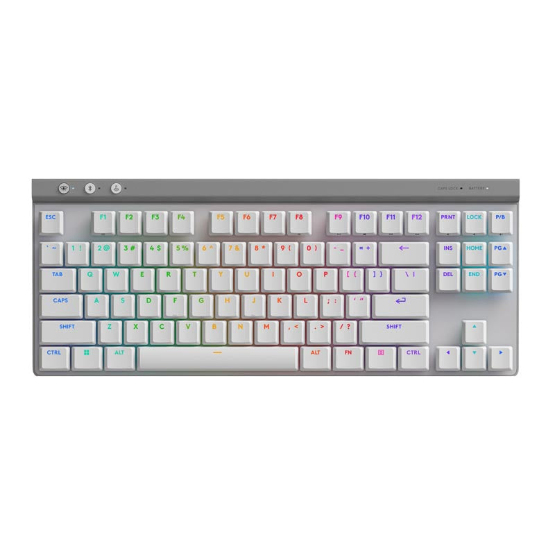 Logitech G515 LIGHTSPEED TKL Wireless Gaming Keyboard (White) 920