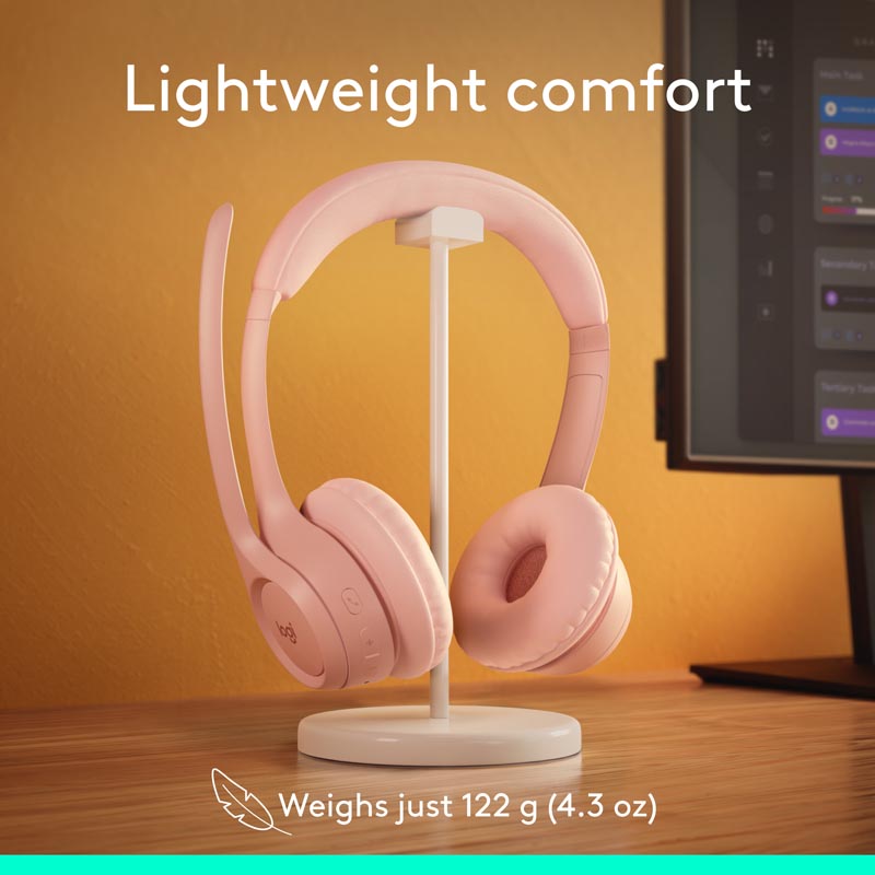 Logitech Zone 300 Wireless Headset (Rose)