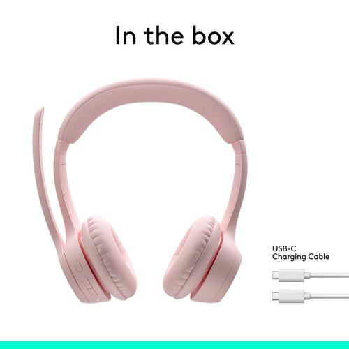 Logitech Zone 300 Wireless Headset (Rose)