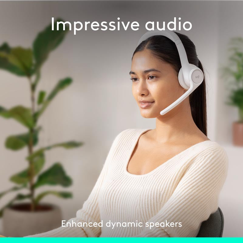 Logitech Zone 300 Wireless Headset (Off White)