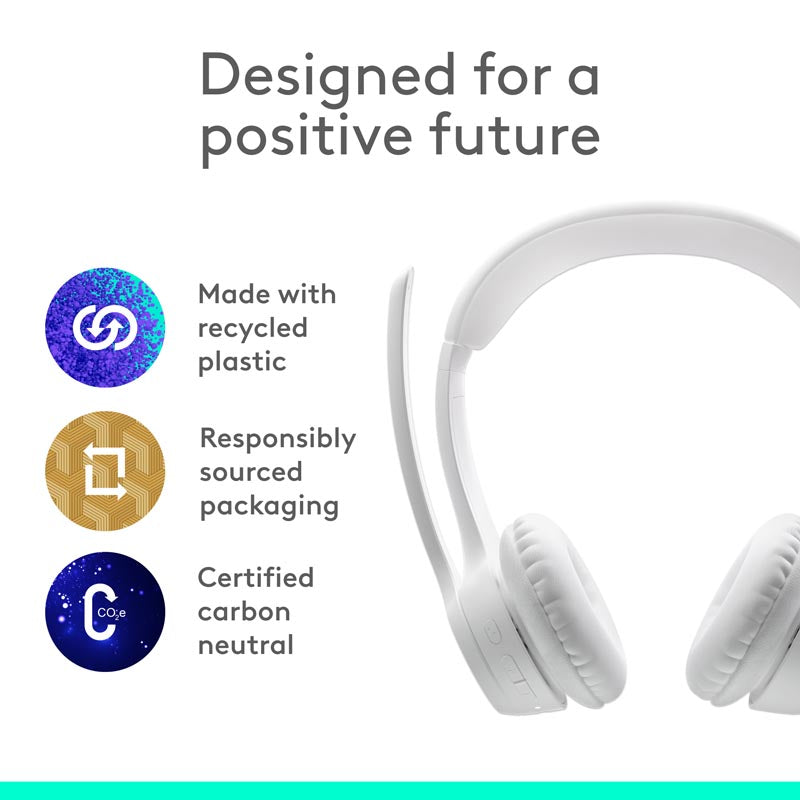 Logitech Zone 300 Wireless Headset (Off White)